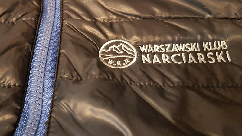 Warszawski Klub Narciarski (technika: haft)