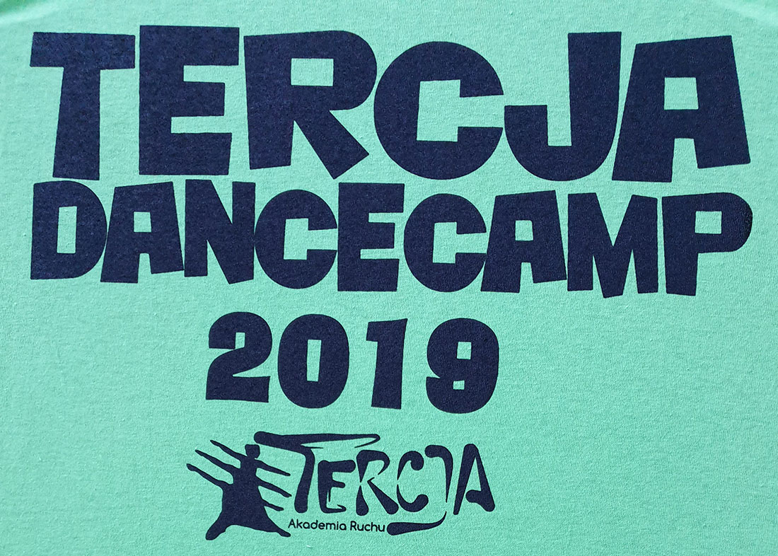 Tercja DanceCamp 2019 (technika: sitodruk)