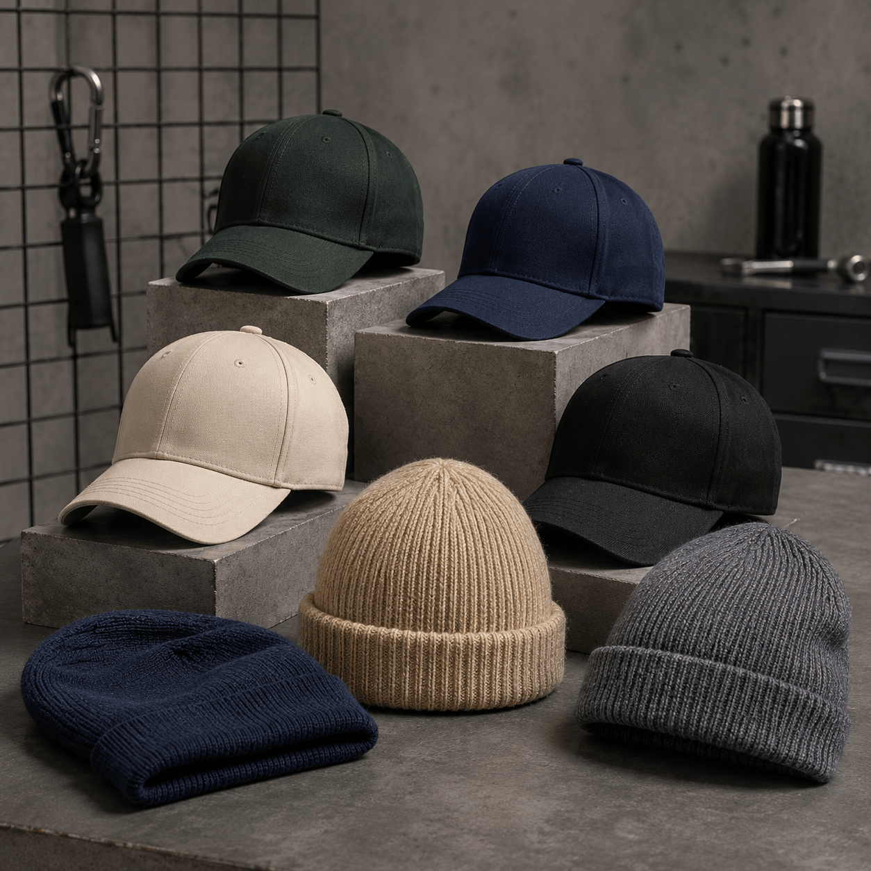 Czapki i beanie do haftu lub nadruku